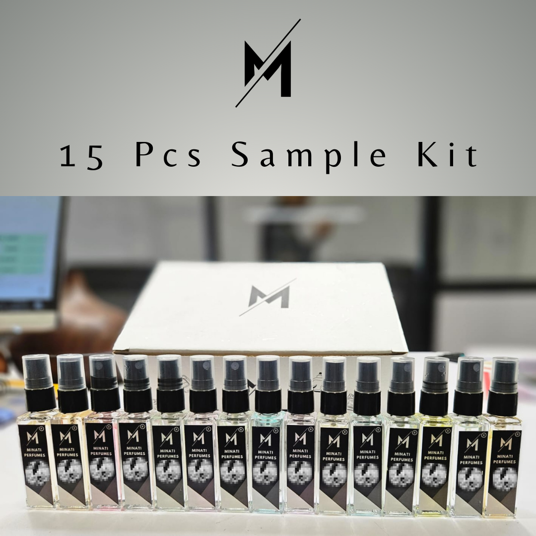 Perfume Sample Kit – 15 Premium Fragrances - Minati Luxury