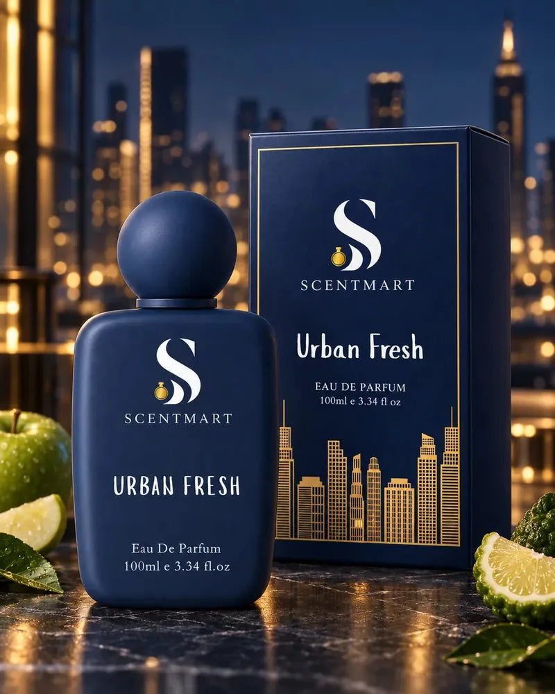 Scentmart Urban Fresh perfume and packaging