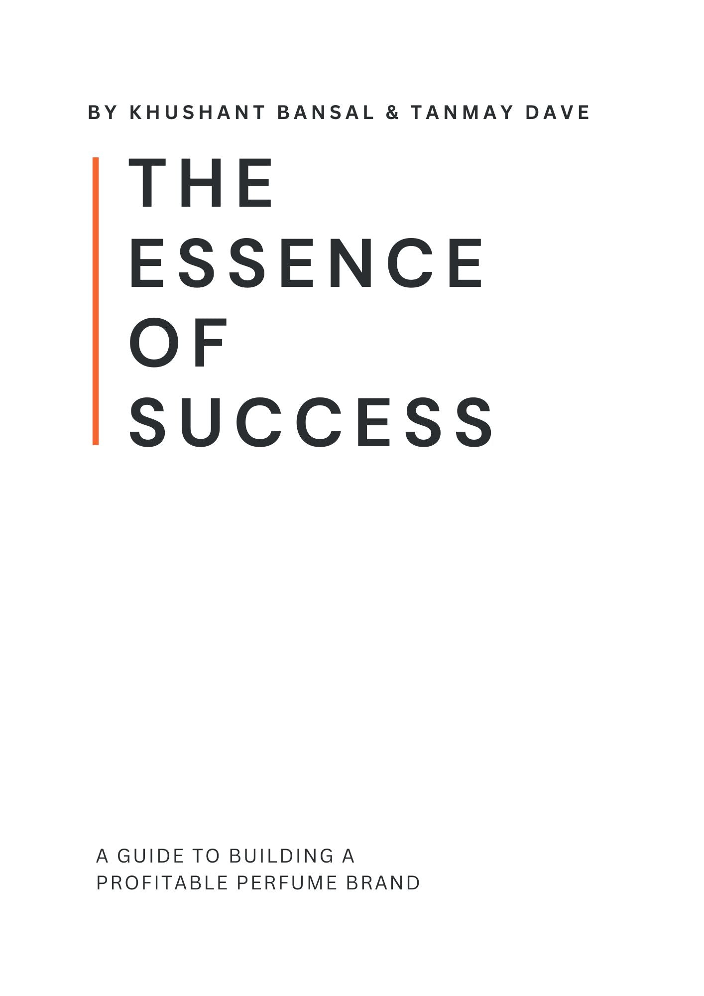 E-book The Essence of Success: A Guide to Building a Profitable Perfume Brand - Minati Luxury