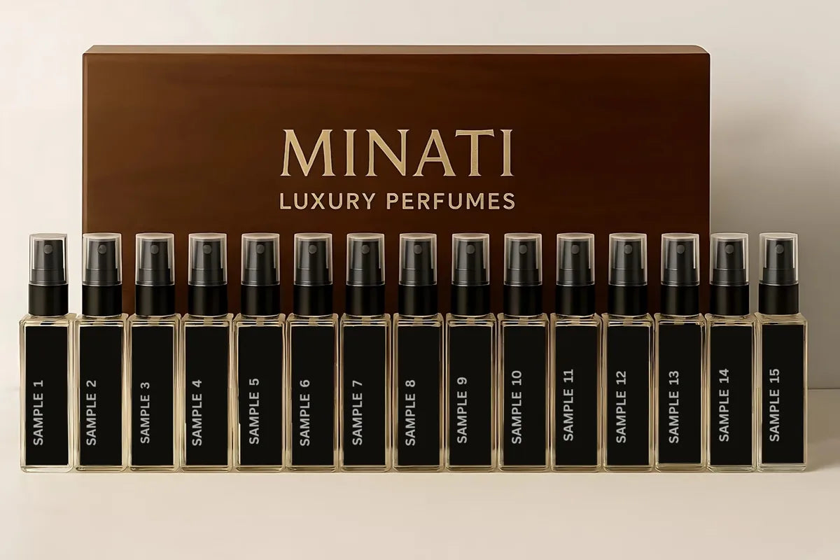 Minati 15-piece perfume sample kit